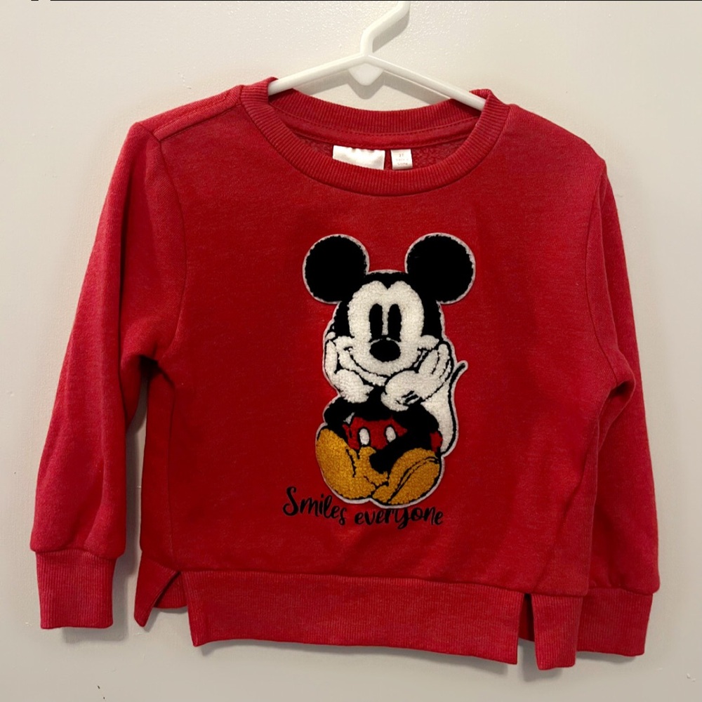 Toddler Boys Mickey Mouse Sweater❤️🖤